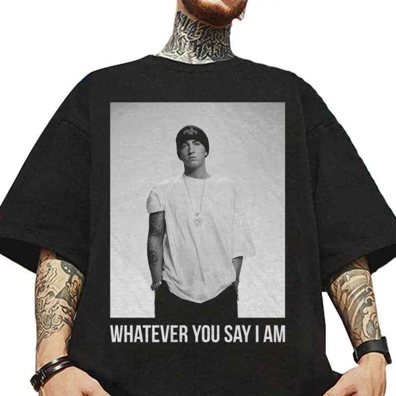 Eminem Whatever You Say I Am, Eminem Merch, Eminem Rap T-Shirt, 90s Merch,  Rapper Shirt, Hip Hop 90s Shirt, Hip Hop...