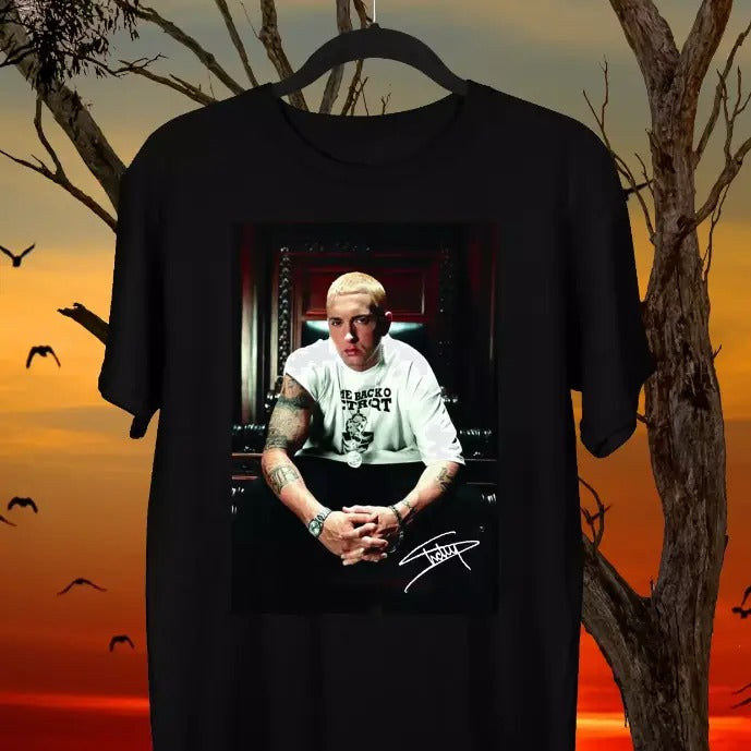 Eminem men women black T-Shirt Short sleeve unisex Hoodie, Sweatshirt | GrindPrints.com