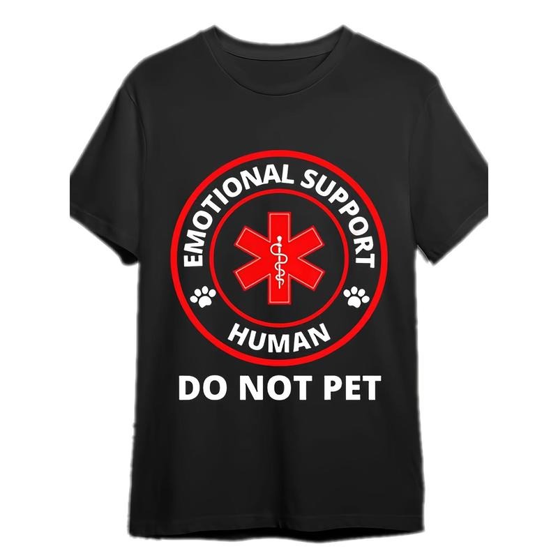 Emotional Support Human Do Not Pet Funny Short Sleeve Made USA T-Shirts, Hoodie, Sweatshirt