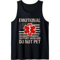Emotional Support Husband Do Not Pet Retro For Women &Men Tank Top T-Shirts, Hoodie, Sweatshirt | GrindPrints.com