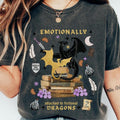 Emotionally Attached To Dragons Shirt, Fourth Wing Shirt, Basgiath War Tshirt, Violet Sorrengail, Bookish Tee, Xaden...