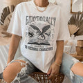 Emotionally Attached To Fictional Characters Dragons Shirt, Dragon Rider Shirt, Fantasy Romance Reader Gift, Bookish...
