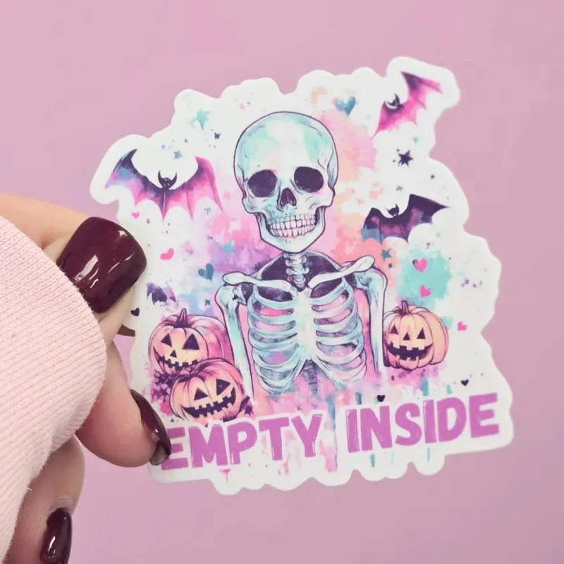 Empty Inside Permenant Vinyl Sticker T-Shirts, Hoodie, Sweatshirt