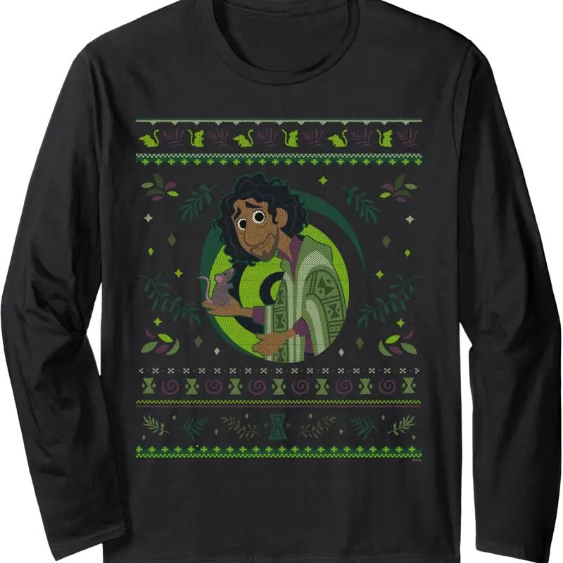 Encanto Bruno Madrigal Ugly Christmas Sweater Long Sleeve T-Shirt Hoodie, Sweatshirt | GrindPrints.com