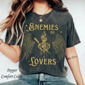 Enemies to Lovers Shirt, Morally Grey Shirt Romantasy Shirt Retro Reader Shirt Hot Girls Read Spicy Booktok Merch In My...
