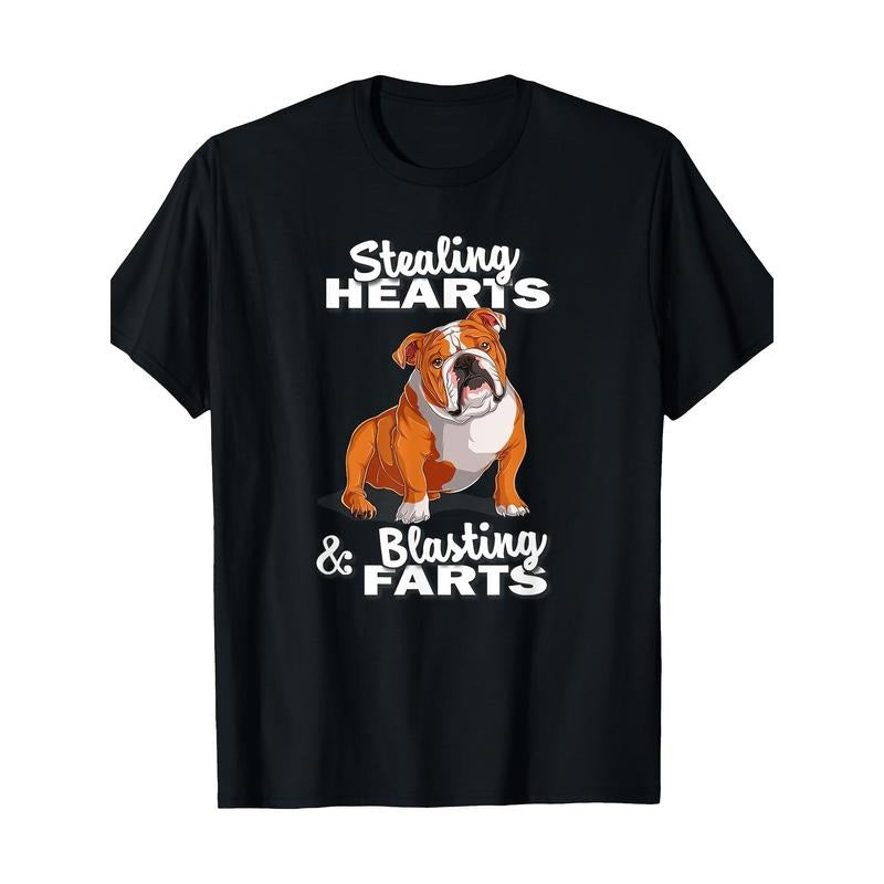 English Cute Bulldog T-Shirt Made in USA Hoodie, Sweatshirt | GrindPrints.com