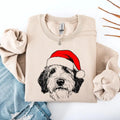 English Sheepdog, Santa, Dog, Christmas, Dog Lover, Pet Sweatshirt, Crew Neck, Women's, Crewneck T-Shirts, Hoodie
