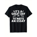 English Teacher Print, Men's Cotton T-shirt, Funny Graphic Tee Men's Outdoor Clothes, Men's Clothing, Back To School...