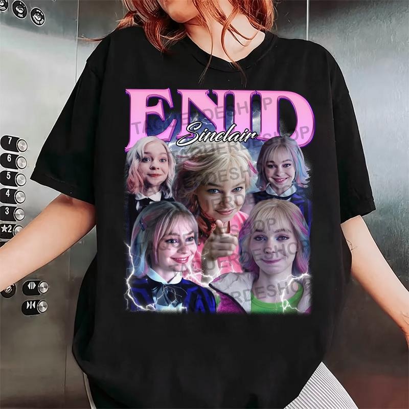 Enid Sinclair Fan Shirt, Enid Wednesday Tee, Halloween Movie Graphic Tee Hoodie, Sweatshirt | GrindPrints.com