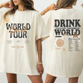 Epcot World Tour Shirt, Drink Around The World Shirt Hoodie, Sweatshirt | GrindPrints.com