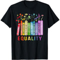 Equal Rights Book Flower Equality Peace Love Kindness Book T-Shirt made in usa Hoodie, Sweatshirt | GrindPrints.com