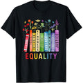 Equal Rights Book Flower Equality Peace Love Kindness Book T-Shirt made in usastyle{n002}2 Hoodie, Sweatshirt
