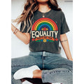 Equality Hurts No One Rainbow Pride Shirt, Equal Rights Pride Month T-Shirt, LGBTQ+ Tee Gifts, Groovy Equality TShirt ,...