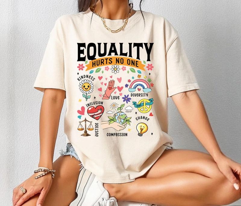 Equality Hurts No One Shirt, Black Lives Matter, Equal Rights, Pride Shirt, LGBT Shirt, Social Justice,Human Rights, Anti...