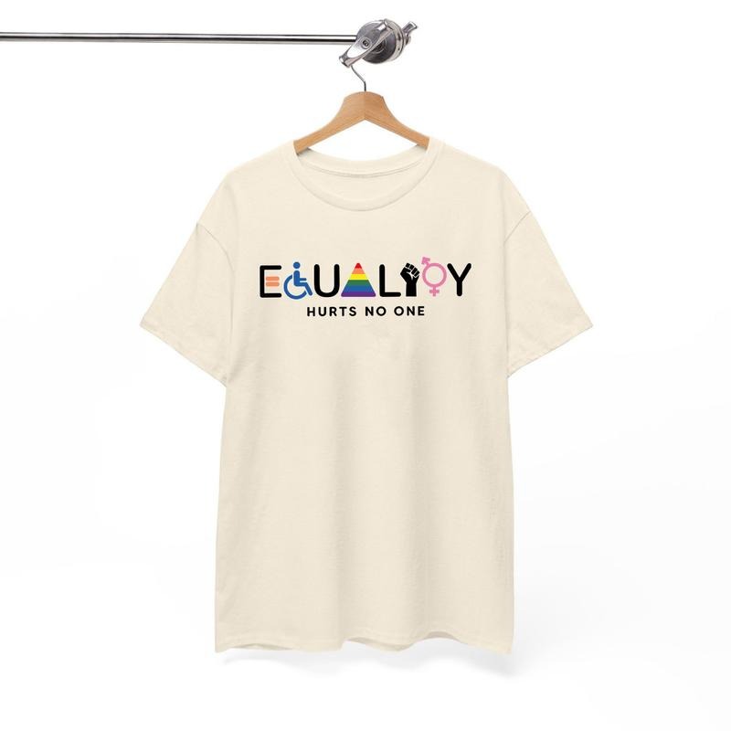 Equality Hurts No One Equal Rights LGBTQ Shirt Rainbow Pride Month T-Shirts, Hoodie, Sweatshirt