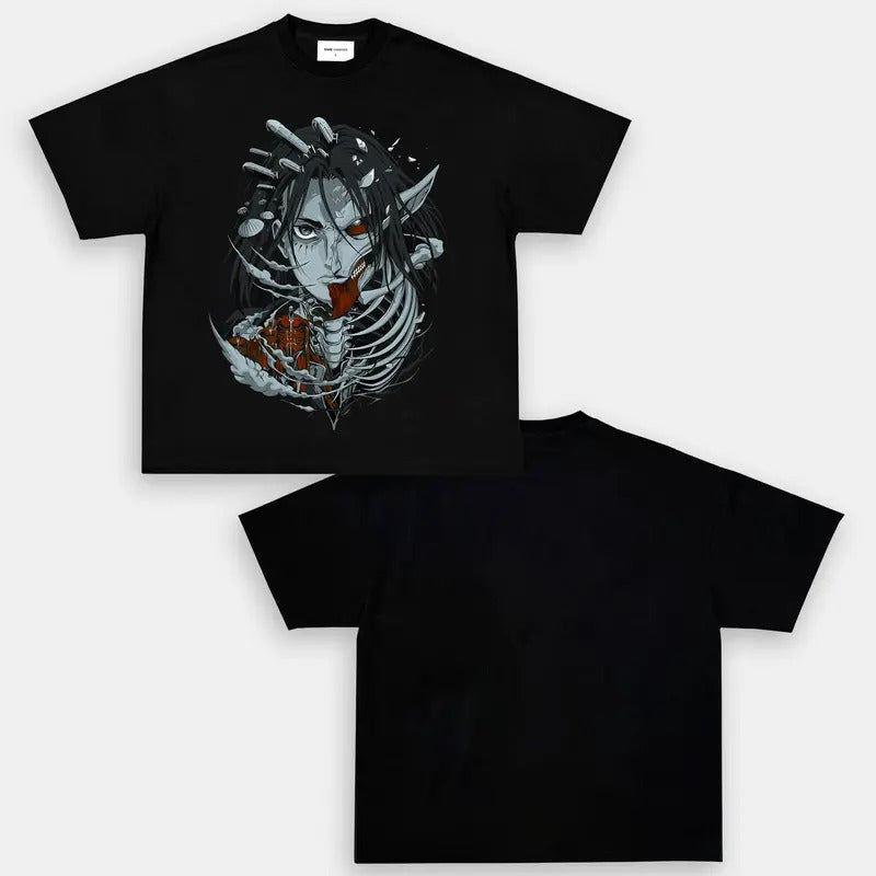 Eren Yeager Vintage Tee Hoodie, Sweatshirt | GrindPrints.com