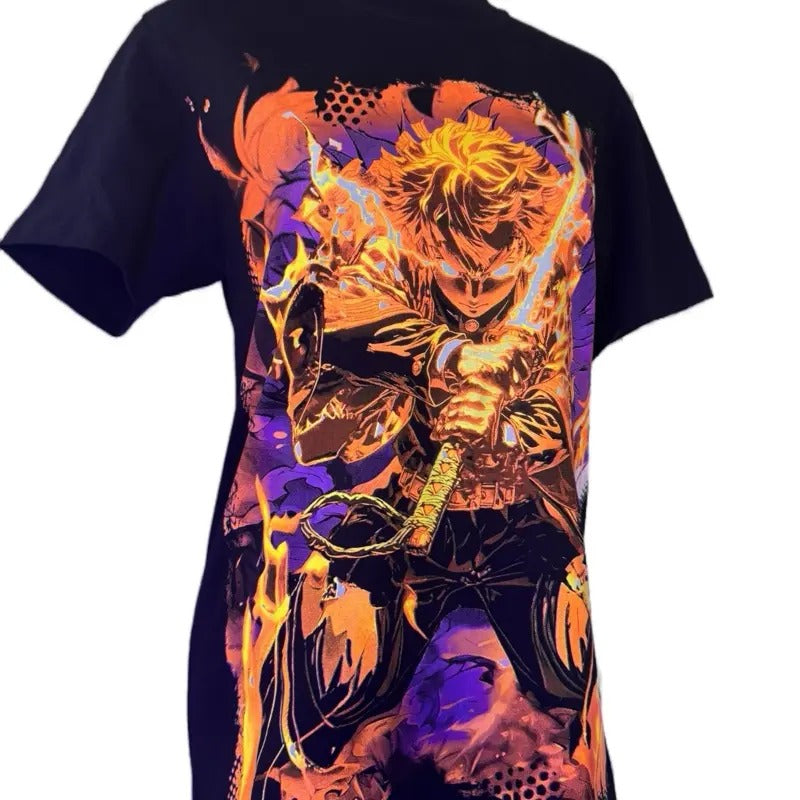 Espada Samurai T-shirt for Men - Short Sleeve Top with Graphic Design, Ideal for Casual Wear