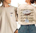 Espresso Martini Shirt Retro Cocktail crewneck Hoodie, Sweatshirt | GrindPrints.com