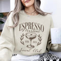 Espresso Martini Social Club Sweatshirt, Cocktail Club Crewneck, Trendy Aesthetic, Drinks Shirt Hoodie | GrindPrints.com