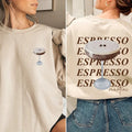 Espresso Martini Retro Cocktail Espresso Martini Club Shirt Signature Cocktail Espresso Social Club T-Shirts, Hoodie, Sweatshirt