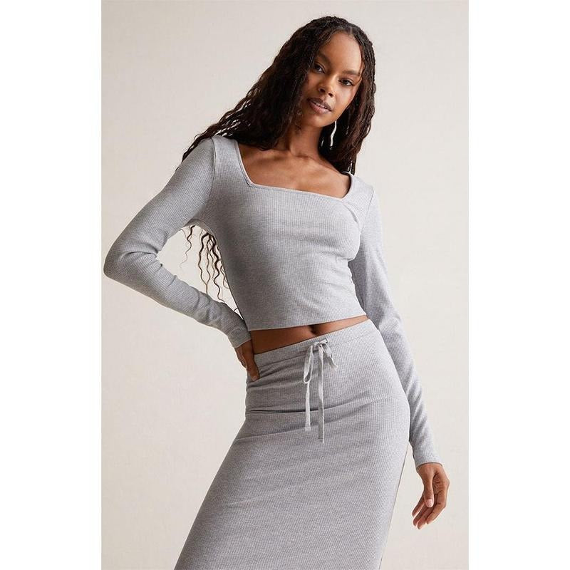 Est. PAC 1980 Women's Square Neck Long Sleeve Top T-Shirts, Hoodie, Sweatshirt | GrindPrints.com