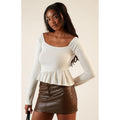 Est. PAC 1980 Women's Asymmetrical Long Sleeve Babydoll Top T-Shirts, Hoodie, Sweatshirt | GrindPrints.com
