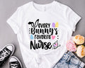 Every Bunny's Favorite Nurse Shirt, Easter Nurse T-Shirt, Funny Easter Gift Shirt Nurse, Matching Nursing School Tee,...