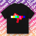Trendy Must-Have Tee | Red Toy Gun Graphic  | Streetwear/Date Night/Everyday Look Hoodie, Sweatshirt | GrindPrints.com