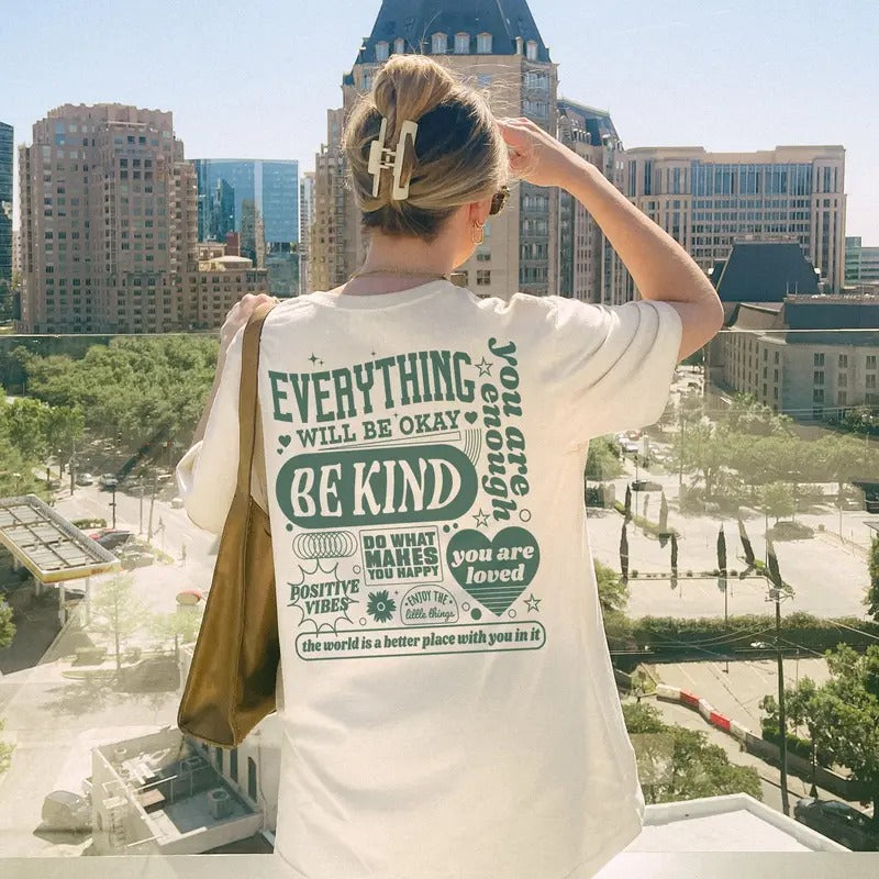 Everything Will Be Okay Shirt Mental Health Shirt Hoodie, Sweatshirt | GrindPrints.com