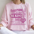 Everything Will Be Okay, Positivity, Kindness, Mental Health, Sweatshirt T-Shirts, Hoodie | GrindPrints.com