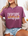 Everything is Fine Tee - Unisex Short Sleeve Crew Neck T-Shirt in 100% Ring-Spun Cotton for All Seasons - Loose Fit,...