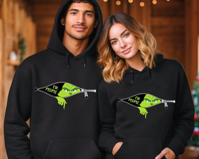Ew People Grinch Funny Grinch Face Fall Personalized Grinch Family Group Matching Autumn Grinch T-Shirts, Hoodie, Sweatshirt