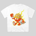 Exclusive Ip Little Fireman Print T-shirt First Publish, Vintage Graphic Tee, Football Shirt, Unisex Cotton Crewneck T-Shirt