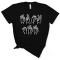 F Off Sign Language TShirt Black Short Sleeve Casual Top for Women Hoodie, Sweatshirt | GrindPrints.com