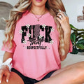 F That Respectfully Retro Style Comfort Colors Tshirt Hoodie, Sweatshirt | GrindPrints.com
