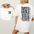 F Trump QR Code 2 Sided T-Shirt, Funny Political Tee, Trending 2025 Shirt, Ultra Soft Cotton Tee, Everyday Casual Wear...