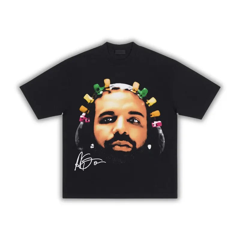 F.A.T.D. Drake Big Face Cotton T-Shirt for Men - Menswear Hoodie, Sweatshirt | GrindPrints.com