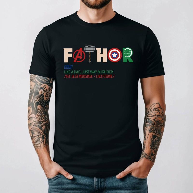 FATHOR Shirt, Avengers Shirt, Fathor Definition Shirt, Funny Father's Day Tee, Dad Gift Hoodie, Sweatshirt | GrindPrints.com