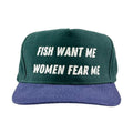 FISH WANT ME WOMEN FEAR ME Vintage Custom Embroidered FUNNY T-Shirts, Hoodie, Sweatshirt | GrindPrints.com