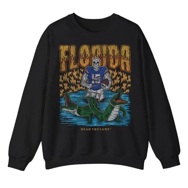FLORIDA FOOTBALL Sweatshirt Graphic Unisex Women & Men All Size Tops T-Shirts, Hoodie | GrindPrints.com