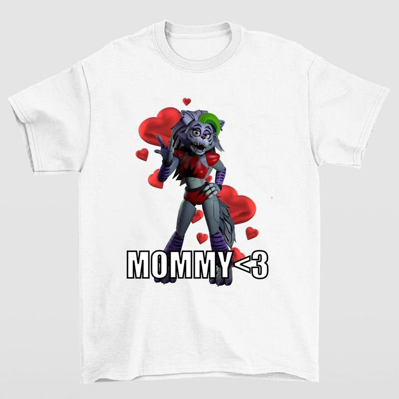 FNAF Roxy Roxanne Wolf Mommy T Shirt Perfect for Casual Wear and Gaming Enthusiasts Hoodie, Sweatshirt | GrindPrints.com