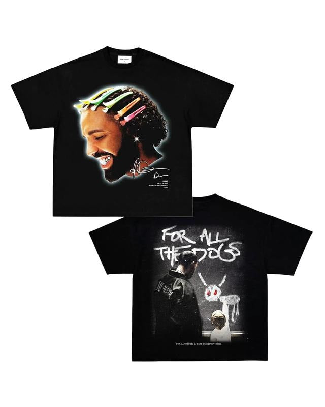 FOR ALL THE DOGS V3 TEE DRAK3, T-shirt, Perfect for True Fans Hoodie, Sweatshirt | GrindPrints.com
