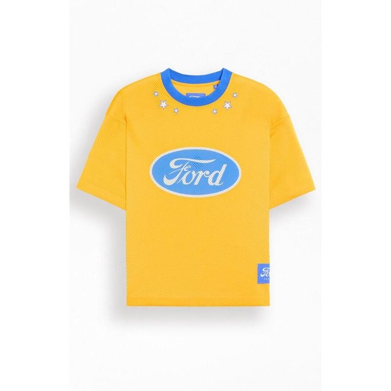FORD Men's Logo And Stars Mesh Jersey - Multicolor T-Shirts, Hoodie, Sweatshirt | GrindPrints.com
