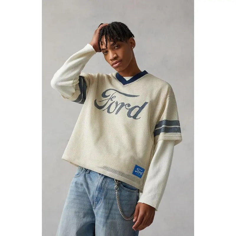 FORD Men's Varsity Mesh Jersey - Multicolor T-Shirts, Hoodie, Sweatshirt | GrindPrints.com
