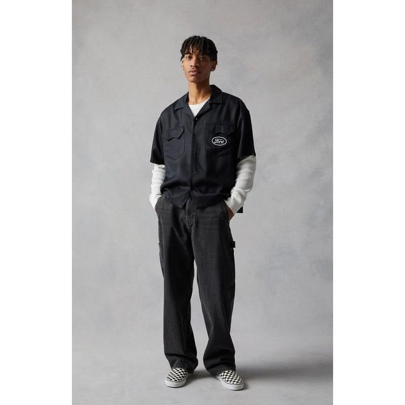 FORD Men's Western Button Down Shirt Hoodie, Sweatshirt | GrindPrints.com