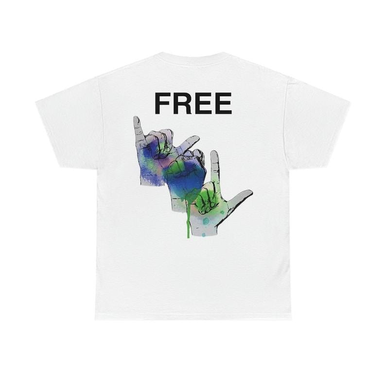 FREE THUG T-Shirt, Young Thug Mugsho T-Shirt, Gifts Hoodie, Sweatshirt | GrindPrints.com