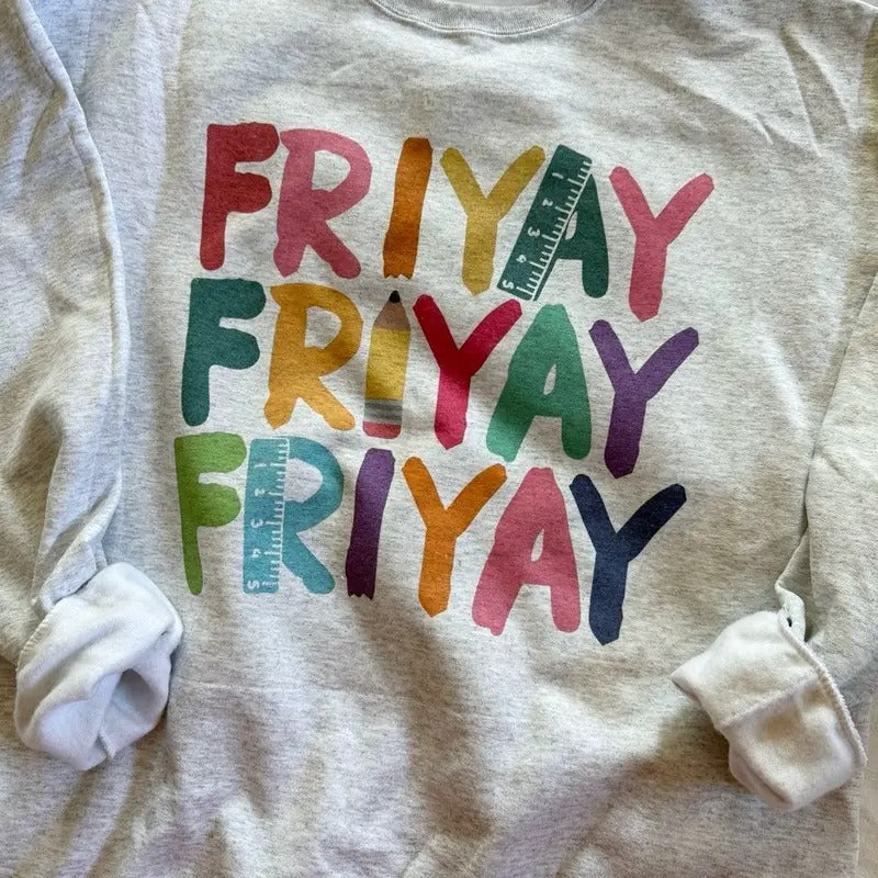 FRIYAY Crewneck T-Shirts, Hoodie, Sweatshirt | GrindPrints.com