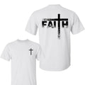 Faith 2 Sided Shirt Jessus Regular Fit Casual Short Sleeve Crew Neck Summer Top Daily Menswear T-Shirts, Hoodie, Sweatshirt