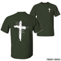 Faith Cross T-shirt Christian Inspirational Tee Classic Fit Soft And Comfortable Tiktok Shop Store Men's T Shirts Perfect...