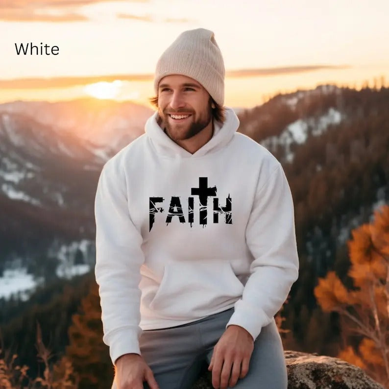 Faith Hoodie for Men, Men's Faith Hoodie, Christian Hoodie for Men, Men's Christian Hoodies, Gifts for Men, Faith Gifts...